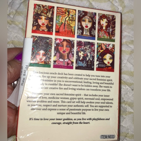 Love Your Inner Goddess Oracle Tarot Cards Divine Feminine Spirit New in Box! - Picture 3 of 3